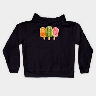 Fruit Popsicles Kids Hoodie